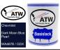 Preview: Chevrolet, Dark Moon Blue Pearl, WA467B / GDX: 1L Lackdose, von ATW Autoteile West.